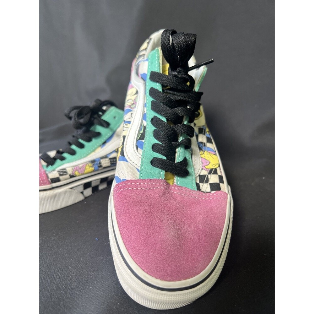 Vans X Disney Old Skool Shoes 80s Mickey Minnie Mouse Mens 7 Womens 8.5 - Picture 3 of 13